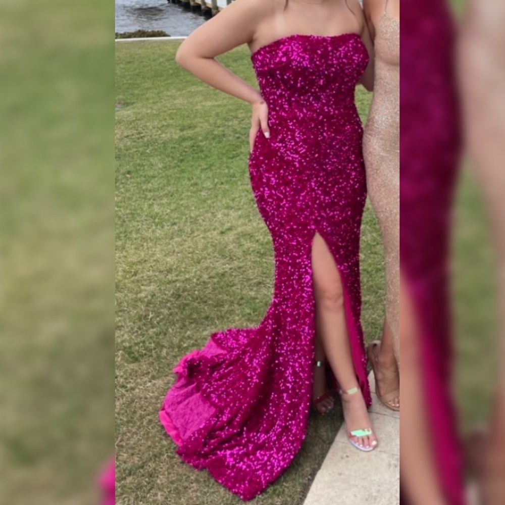 Sophia Thomas Strapless Prom Dress